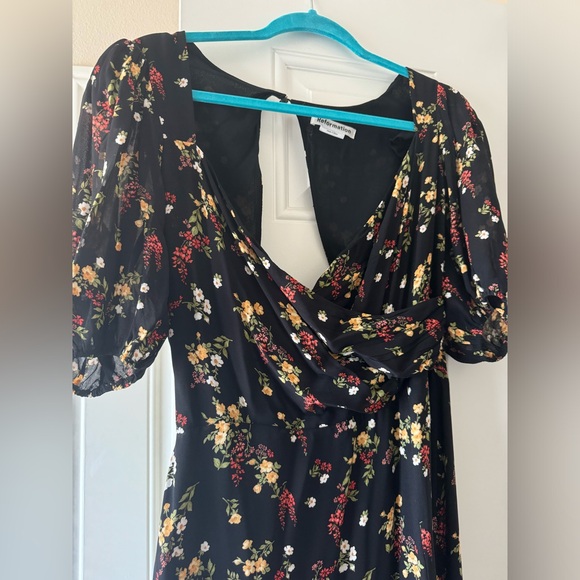 Reformation Wildflower Open Back Side Slit Dress - Picture 6 of 9